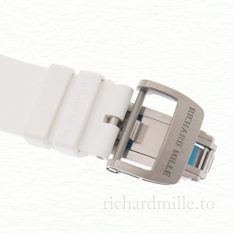 Richard Mille RM055 Mechanical Men Ceramics Bezel Transparent Dial Rubber Band