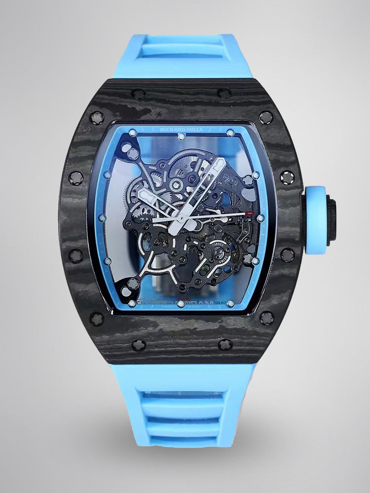 Replica Richard Mille RM 055 Carbon Fiber Men's Watch: Masterpiece of Innovation, Craftsmanship, and Modern Elegance
