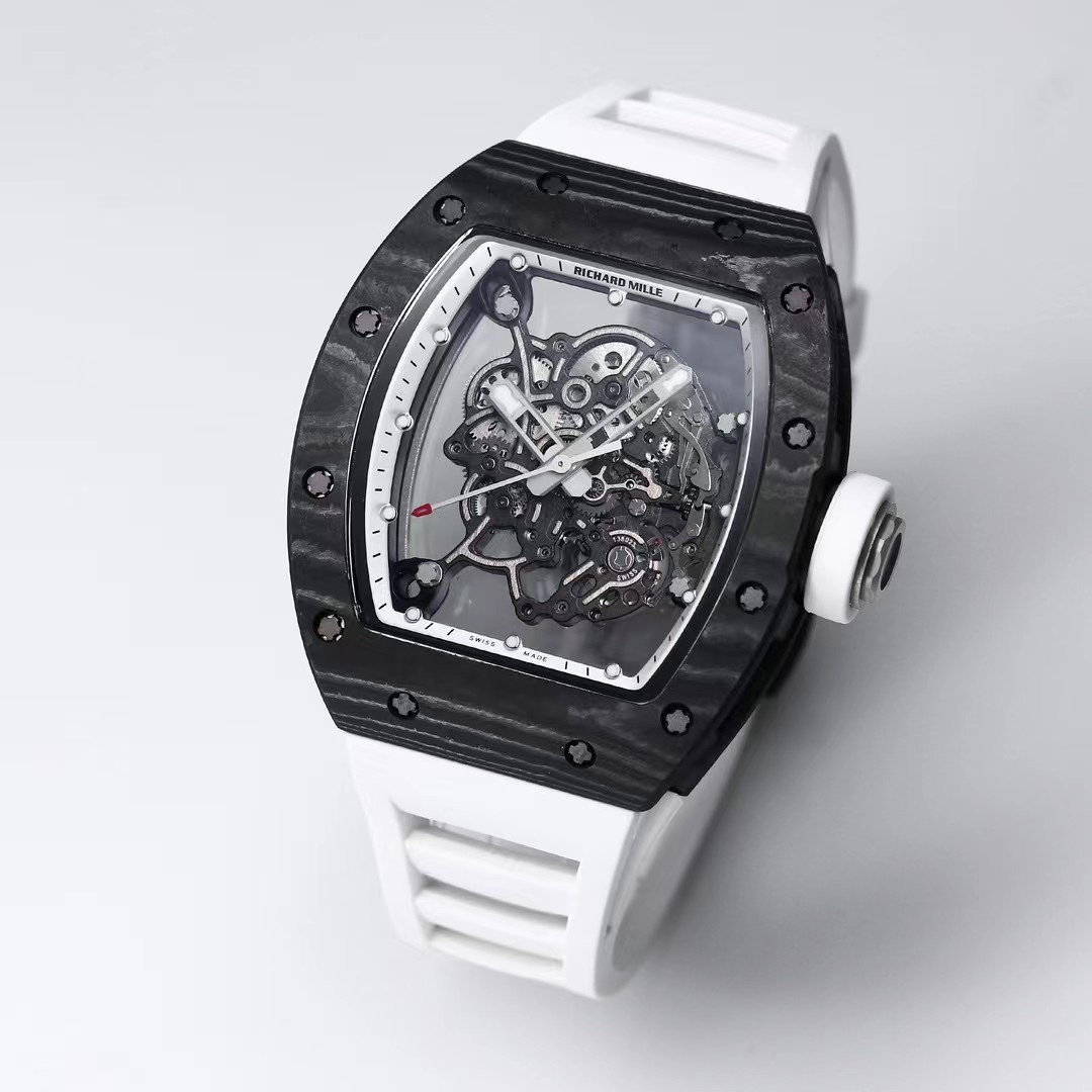 Replica Richard Mille RM055 NTPT Carbon Watch - Swiss Skeleton Dial