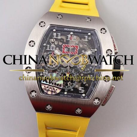 RM011 Chrono KVF SS Black Dial Swiss 7750 V3
