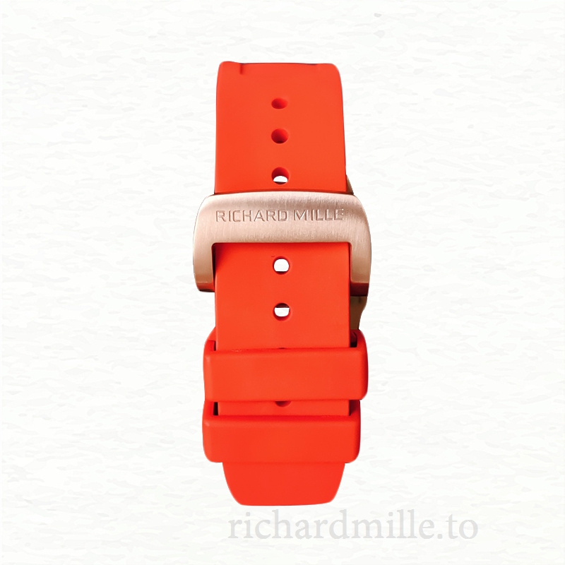 Richard Mille RM35 Mechanical Men Rubber Band Skeleton Dial Watch