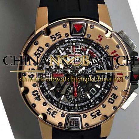 RM032 Rose Gold Black Dial Swiss 7750