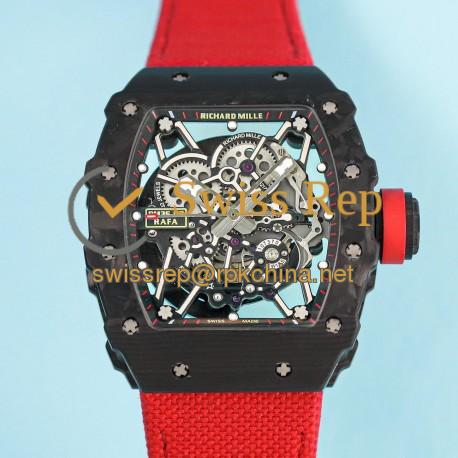 RM35-02 Rafa Nadal KUF NTPT Red Nylon Strap Seiko NH05A