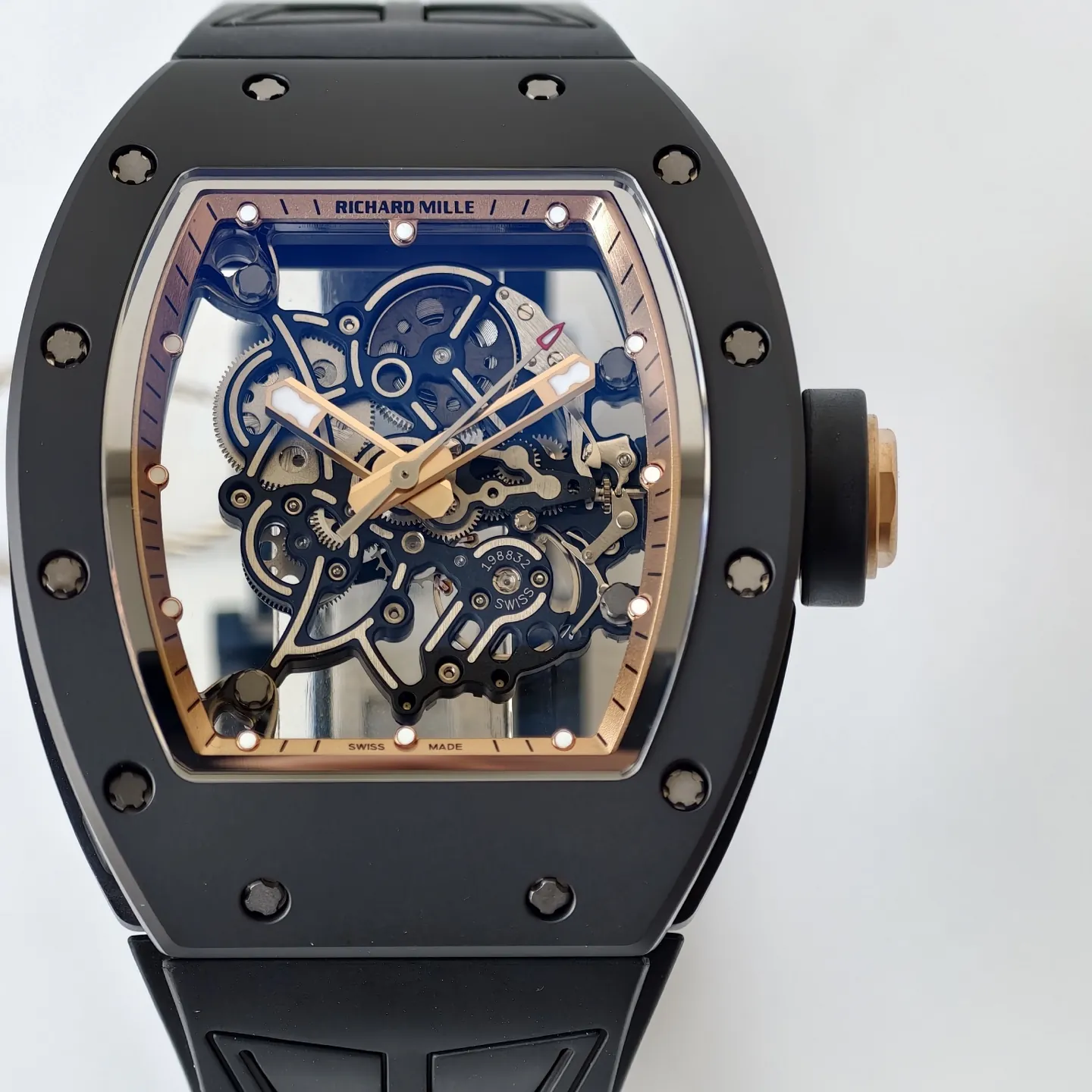 UMI Richard Mille RM 055 Bubba Watson Ceramics 1:1 Skeleton Dial RMUL2 Movement Replica Watch