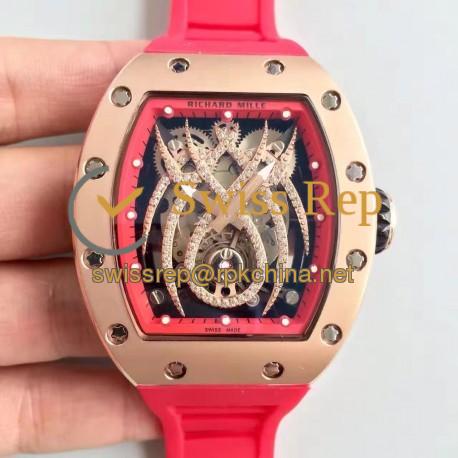 19-01 SF Rose Gold Diamond Spyder Dial M6T51