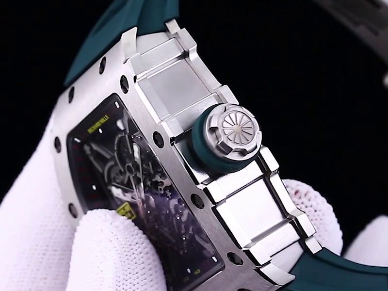 Replica Richard Mille RM 35-02 Green Rubber Strap Watch – Swiss Luxury Men’s Timepiece With Skeleton Dial