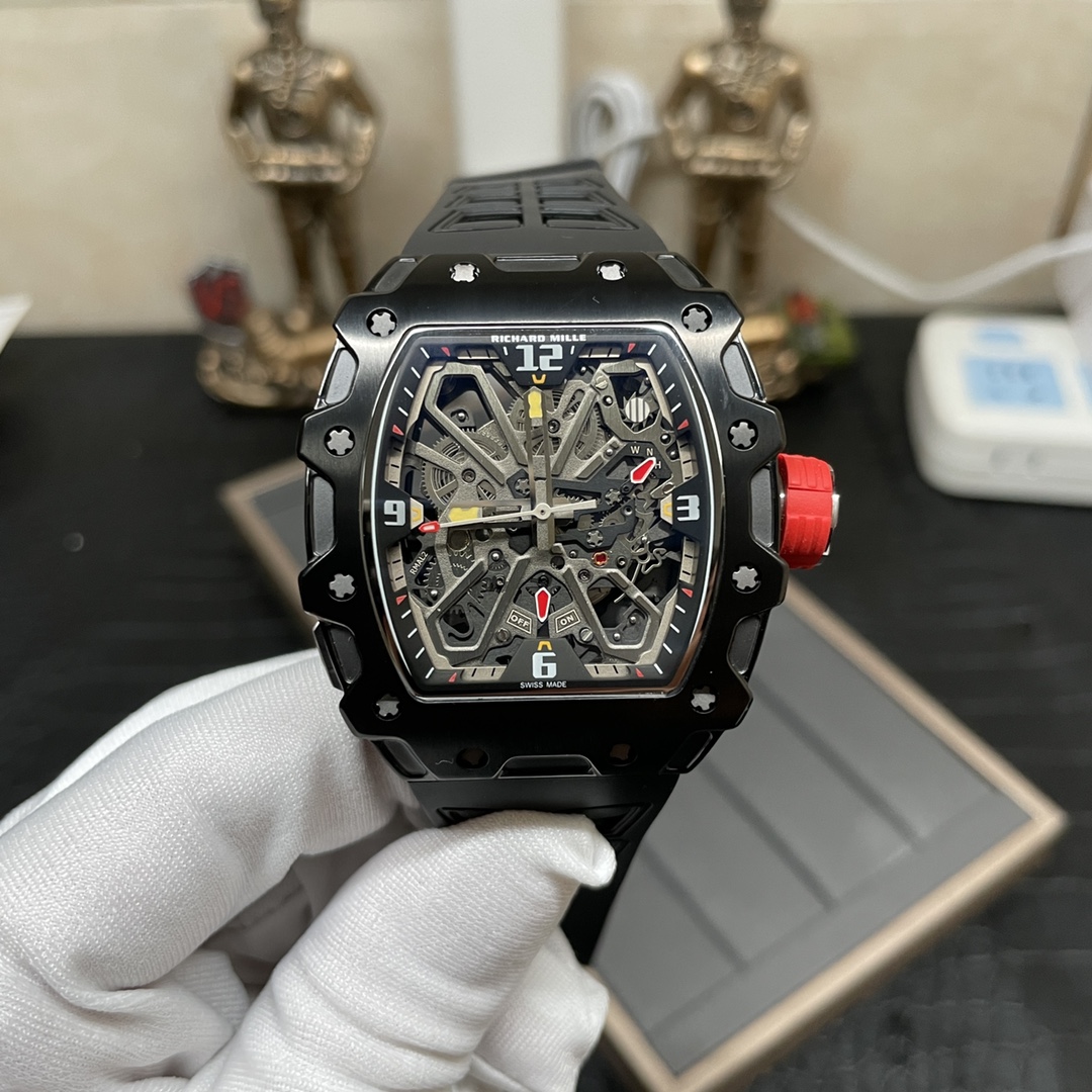 Richard Mille RM 035-03 Rafael Nadal Super Clone Skeleton Dial Swiss Movement 43mm Replica Watch