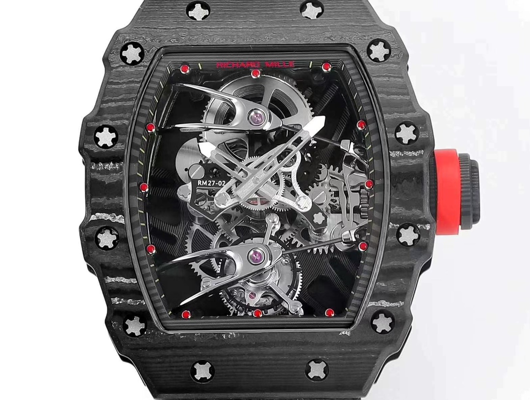 Swiss Richard Mille RM 27-02 Replica Watch – Swiss Tourbillon, Ultra-Light Carbon Case, Premium Skeleton Dial