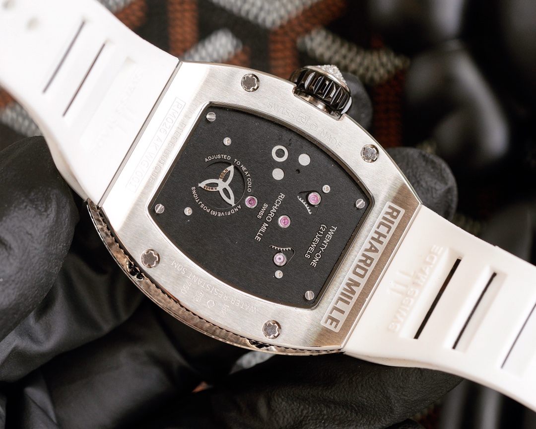 Richard Mille RM 26-01 Automatic Men’s Rubber Band Stainless Steel Watch