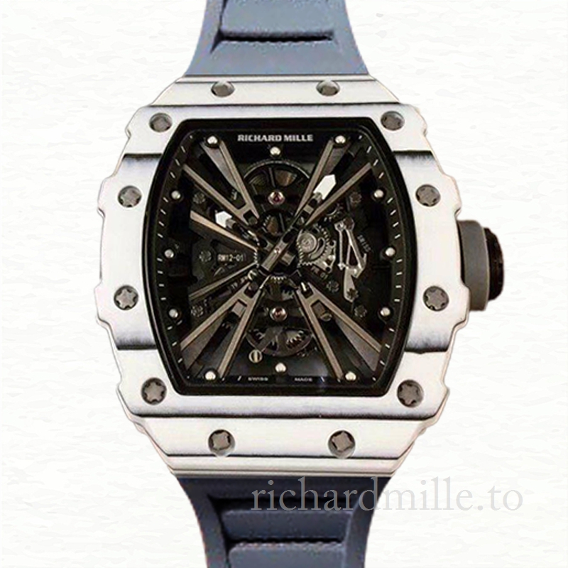 Richard Mille RM12-01 Mechanical Men Transparent Dial Watch