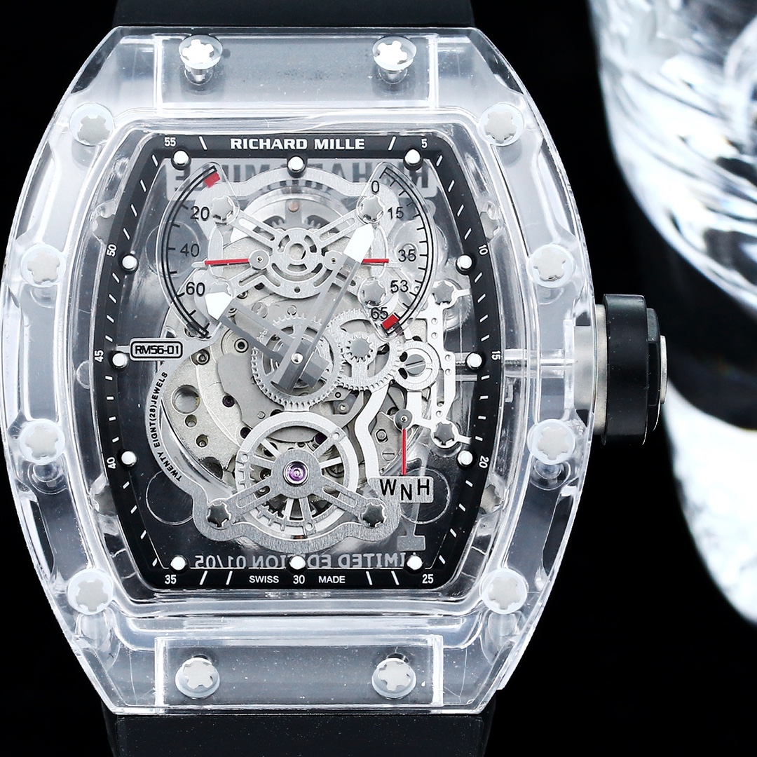 Best Swiss Replica RM56-01 Watch - Transparent Case