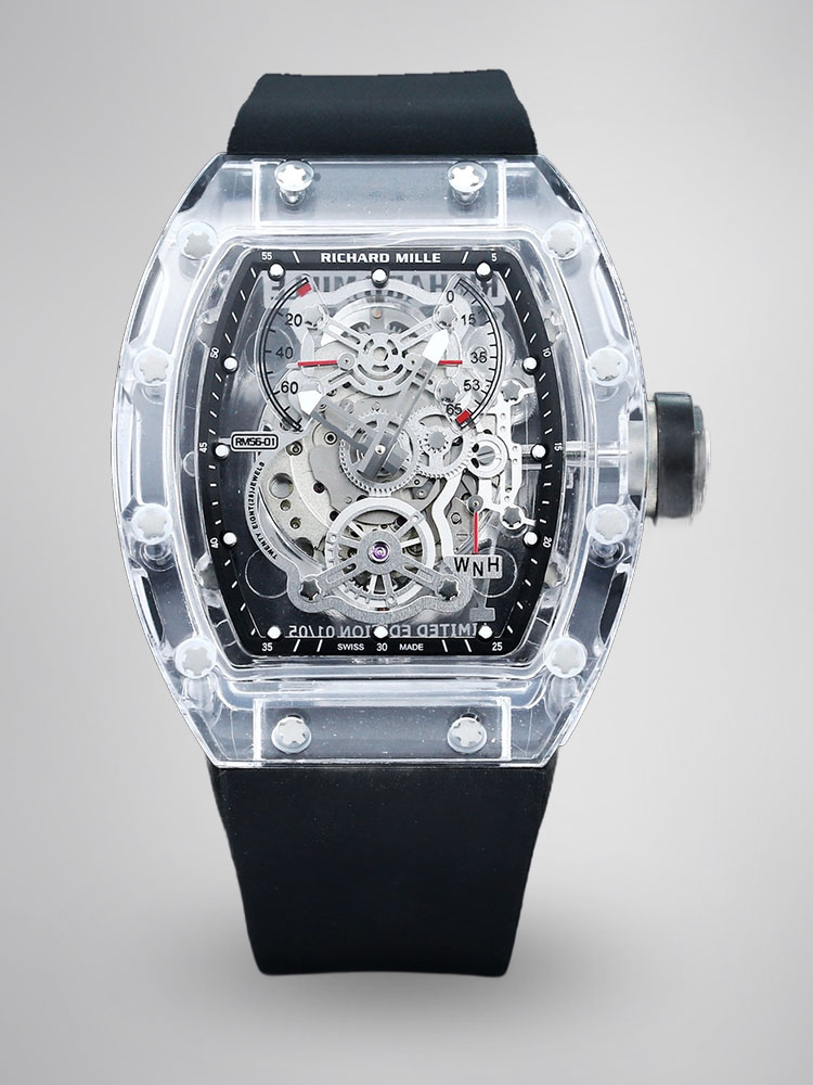 Best Swiss Replica RM56-01 Watch - Transparent Case