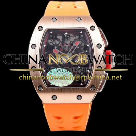 RM011-03 KVF Rose Gold &amp; Titanium Black Dial Swiss 7750