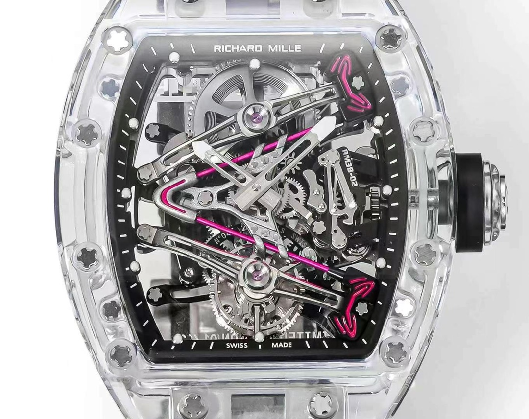 Richard Mille RM 38-02 Tourbillon Replica Watch – Transparent Crystal Case