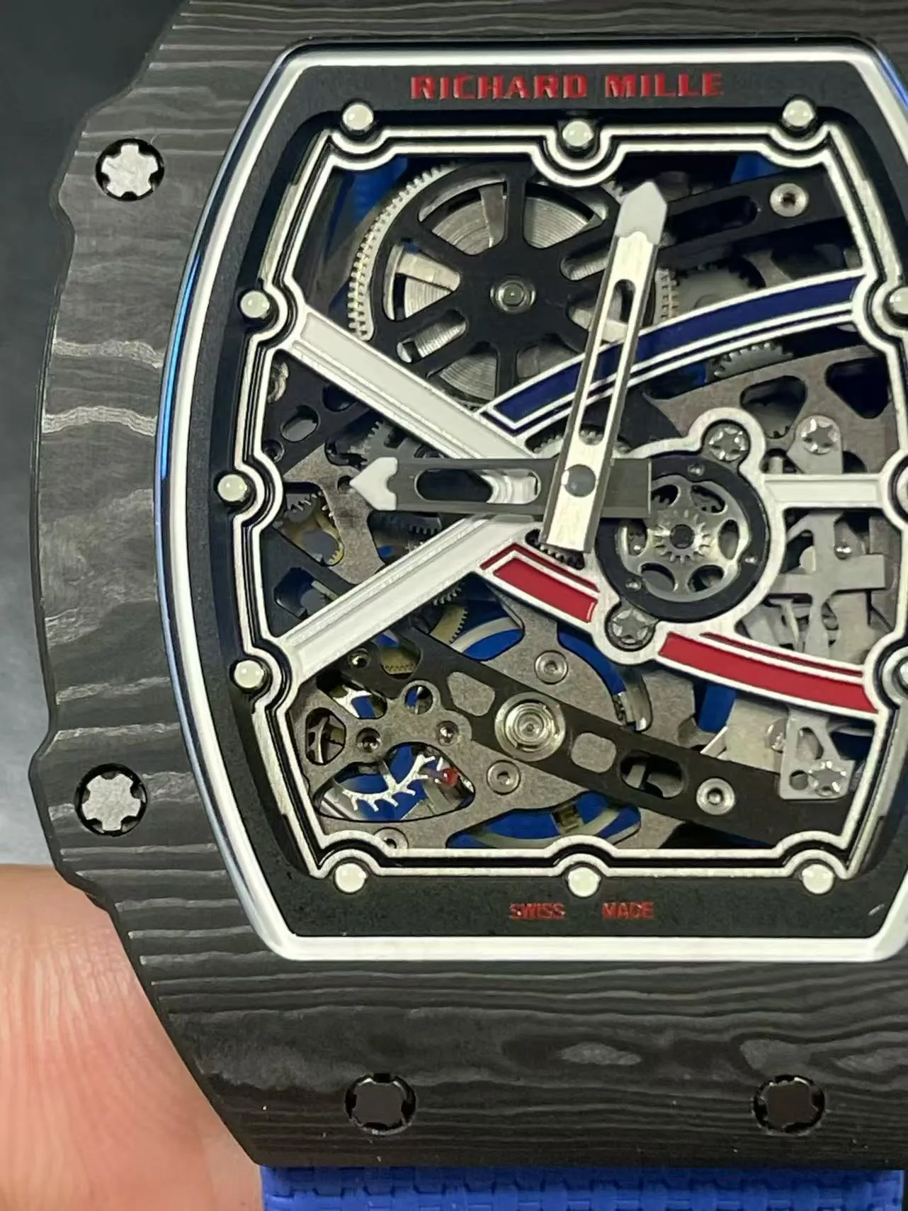 Richard Mille RM 67-02 Ultra Thin Automatic Carbon TPT Super Clone - 7.8mm