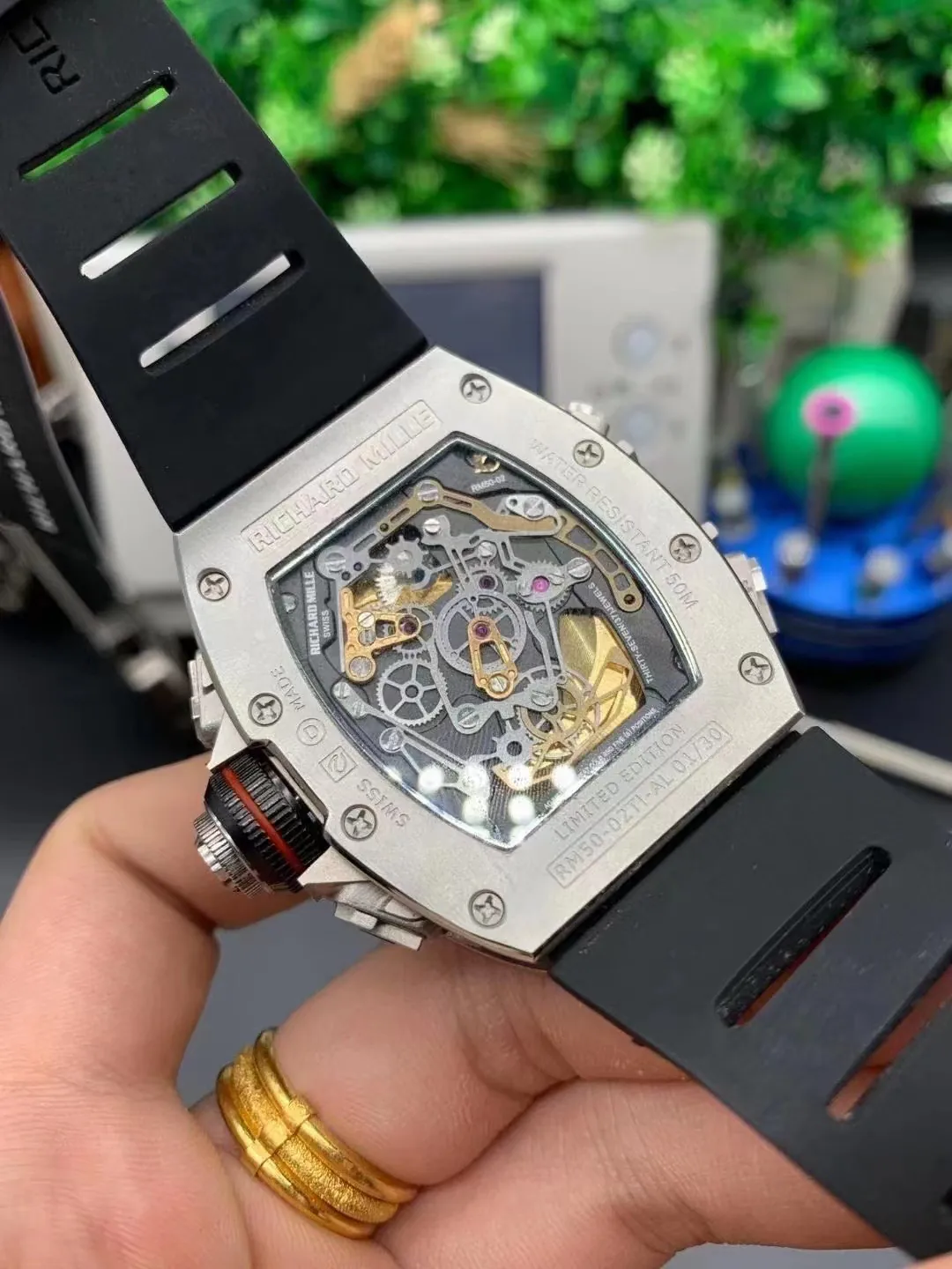 Richard Mille RM 50-02 ACJ Tourbillon Split-Seconds Chronograph Replica Watch