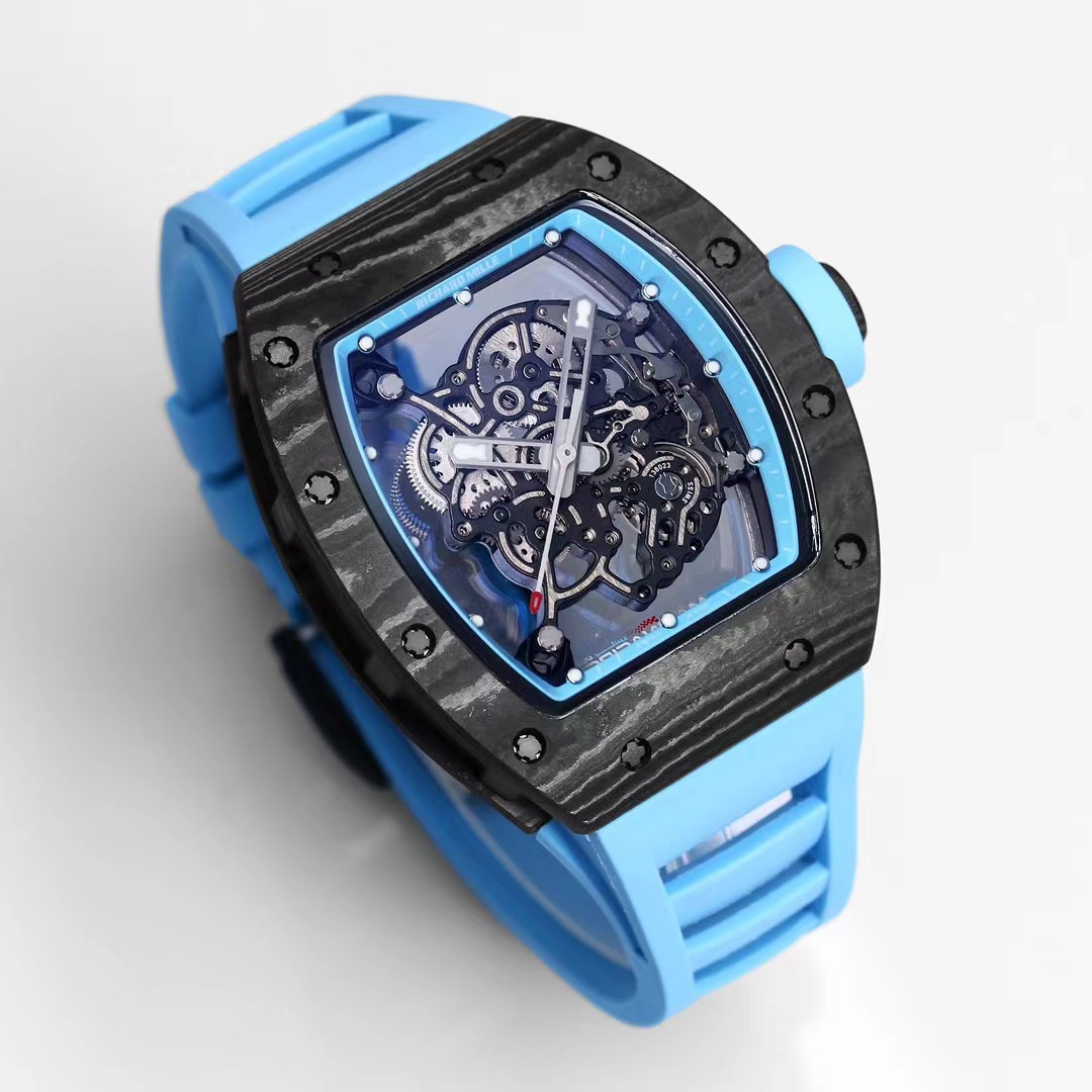 Replica Richard Mille RM 055 Carbon Fiber Men's Watch: Masterpiece of Innovation, Craftsmanship, and Modern Elegance