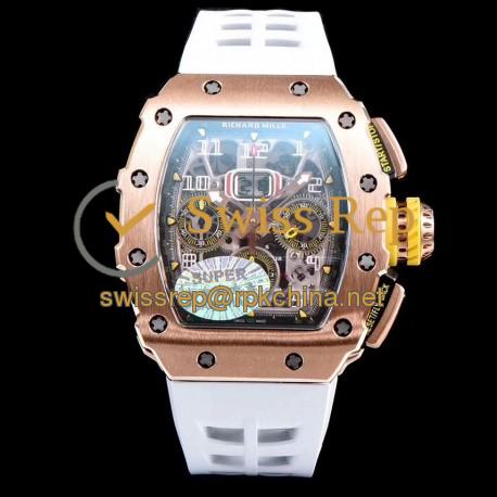 RM011-03 KVF Rose Gold Black Dial 7750