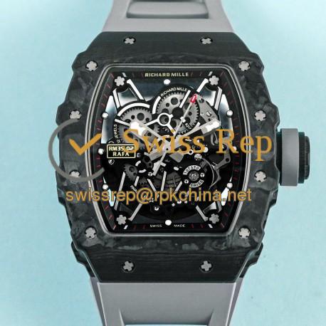 RM35-02 Rafa Nadal KUF NTPT Gray Rubber Strap Seiko NH05A