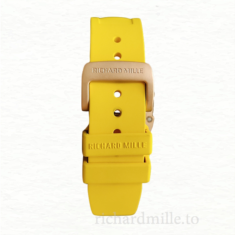 Richard Mille RM011 Mechanical Men Rubber Band Watch Diamond Bezel