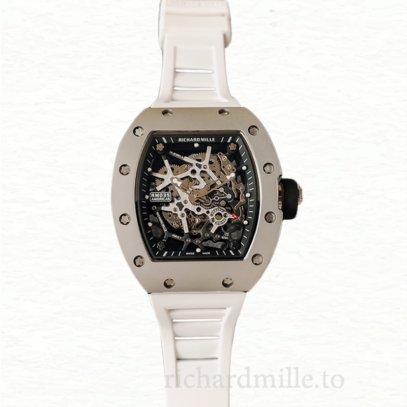 Richard Mille RM35 Men Mechanical Watch Rubber Band