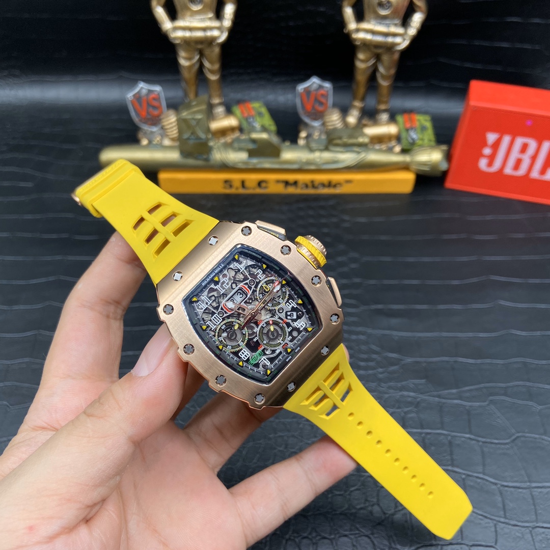 Best Replica Richard Mille RM 11-03 Rose Gold Flyback Chronograph