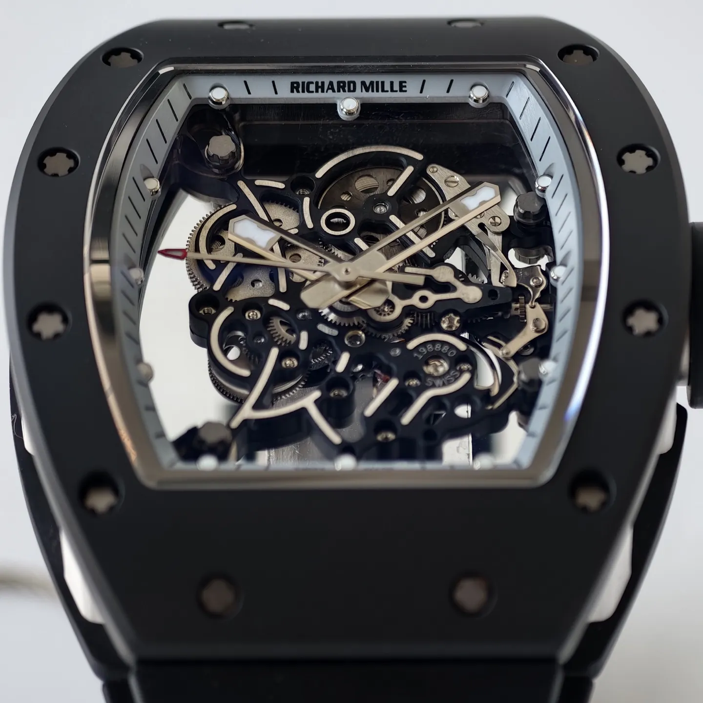 UMI Richard Mille RM055 Bubba Watson Replica RMUL2 Skeleton Dial Black Ceramic Titanium Luxury Watch