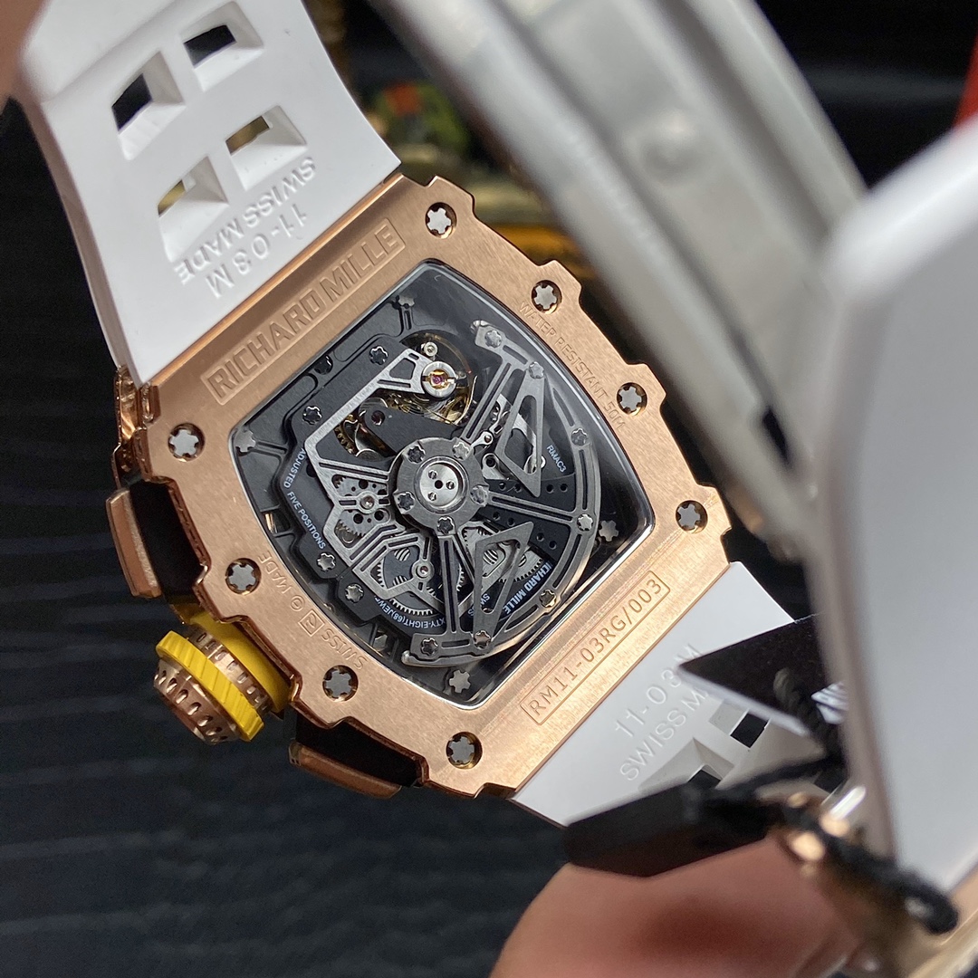 Richard Mille RM 11-03 Replica Watch For Men – Swiss Movement, Diamond-Set Bezel, Luxury Timepiece
