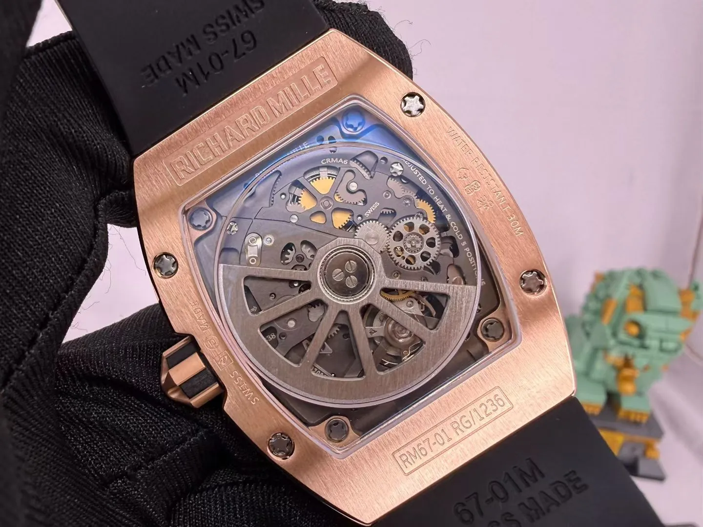 Richard Mille RM 67-01 Ultra Thin 7.75mm Titanium Skeleton Watch