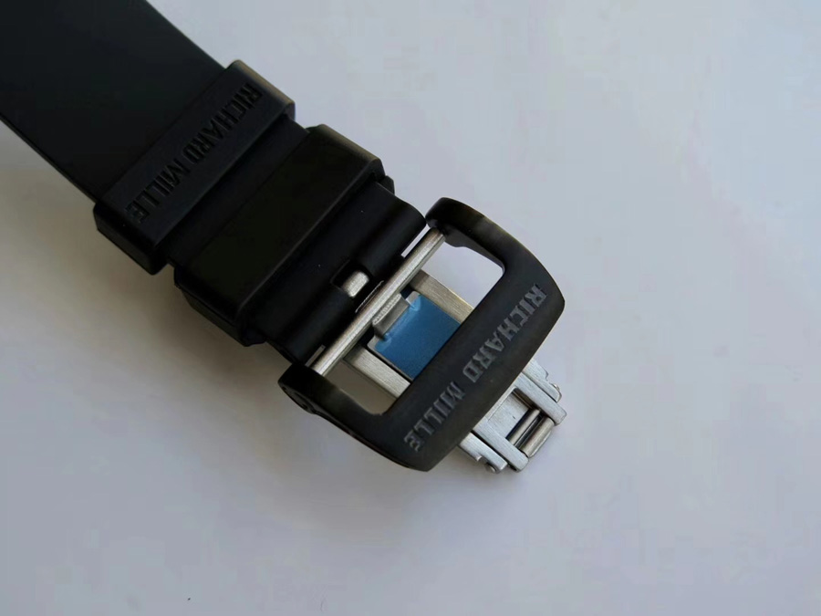 Richard Mille Replica RM 055 Full Ceramic Case Black Strap