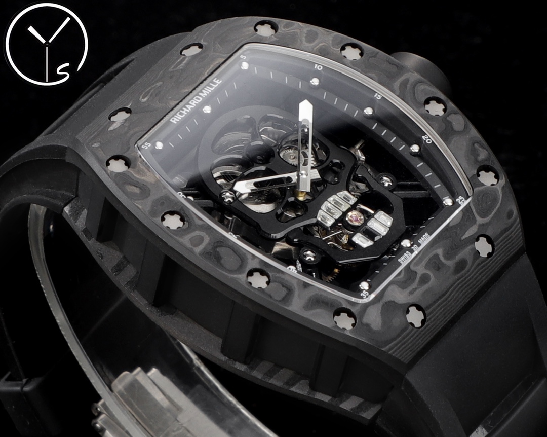 Richard Mille RM52-01 Replica Skull Tourbillon Carbon Fiber Camouflage