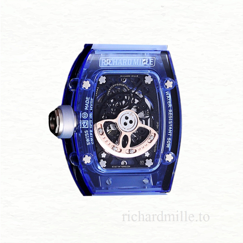 Richard Mille RM 07-02 Automatic Ladies Black With Diamonds Dial Acrylic Rubber Band