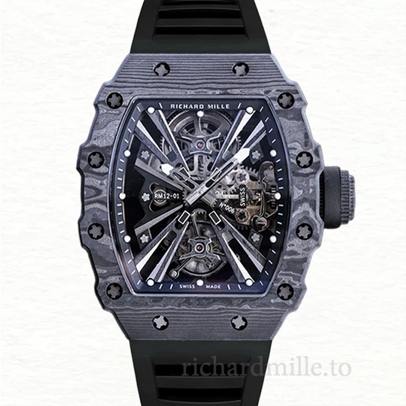 Richard Mille RM12-01 Men Automatic Transparent Dial Dot
