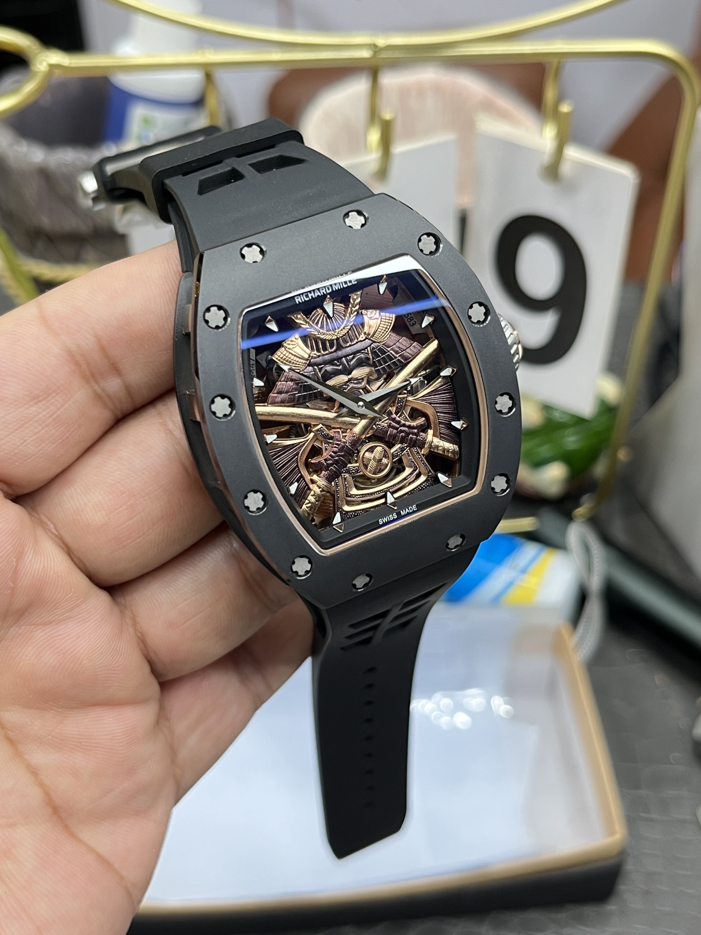 Replica Richard Mille RM47 Tourbillon Watch Design with Japanese Maple Leaf Motif