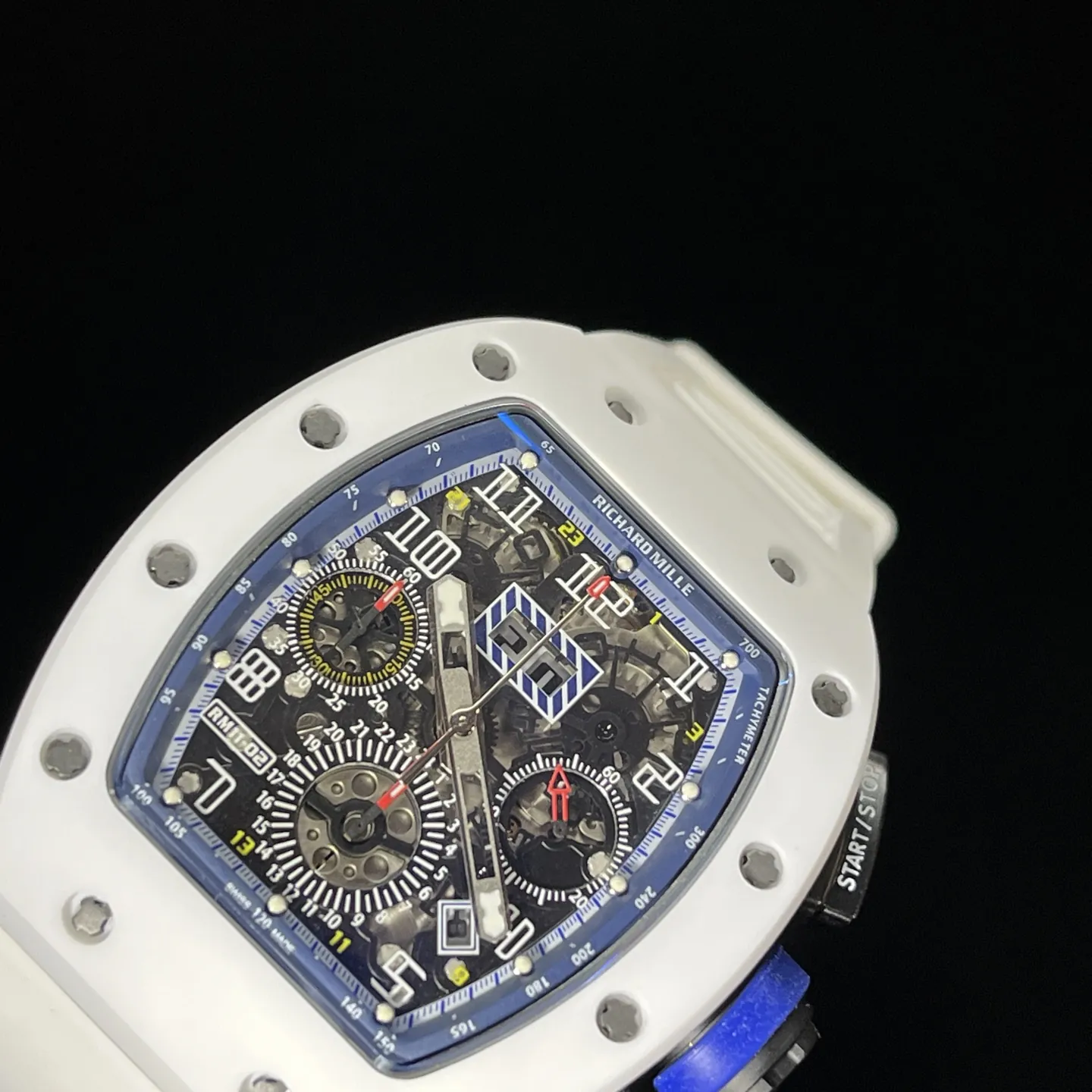 Replica Richard Mille RM 11-02 White Ceramic 7750 Movement Chronograph Super Clone