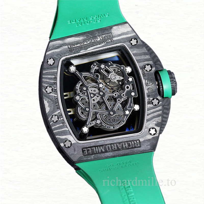 Richard Mille RM 61-01 Automatic Men Rubber Band Watch
