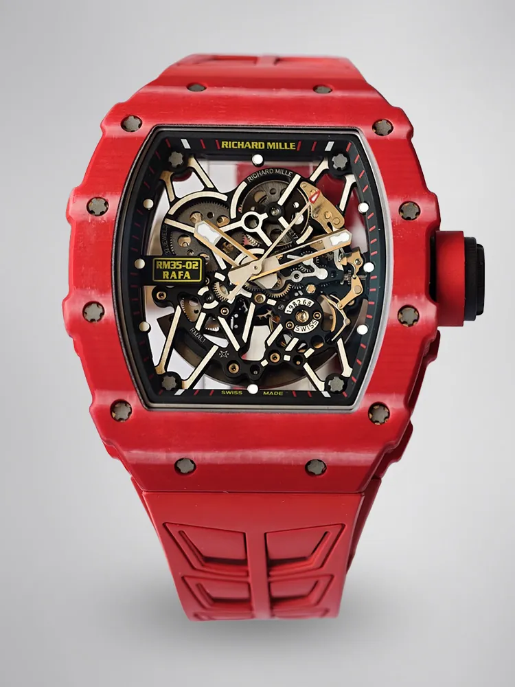 UMI Super Clone Richard Mille RM 35-02 “Free Sprung” Rafael Nadal NTPT Carbon Automatic Watch