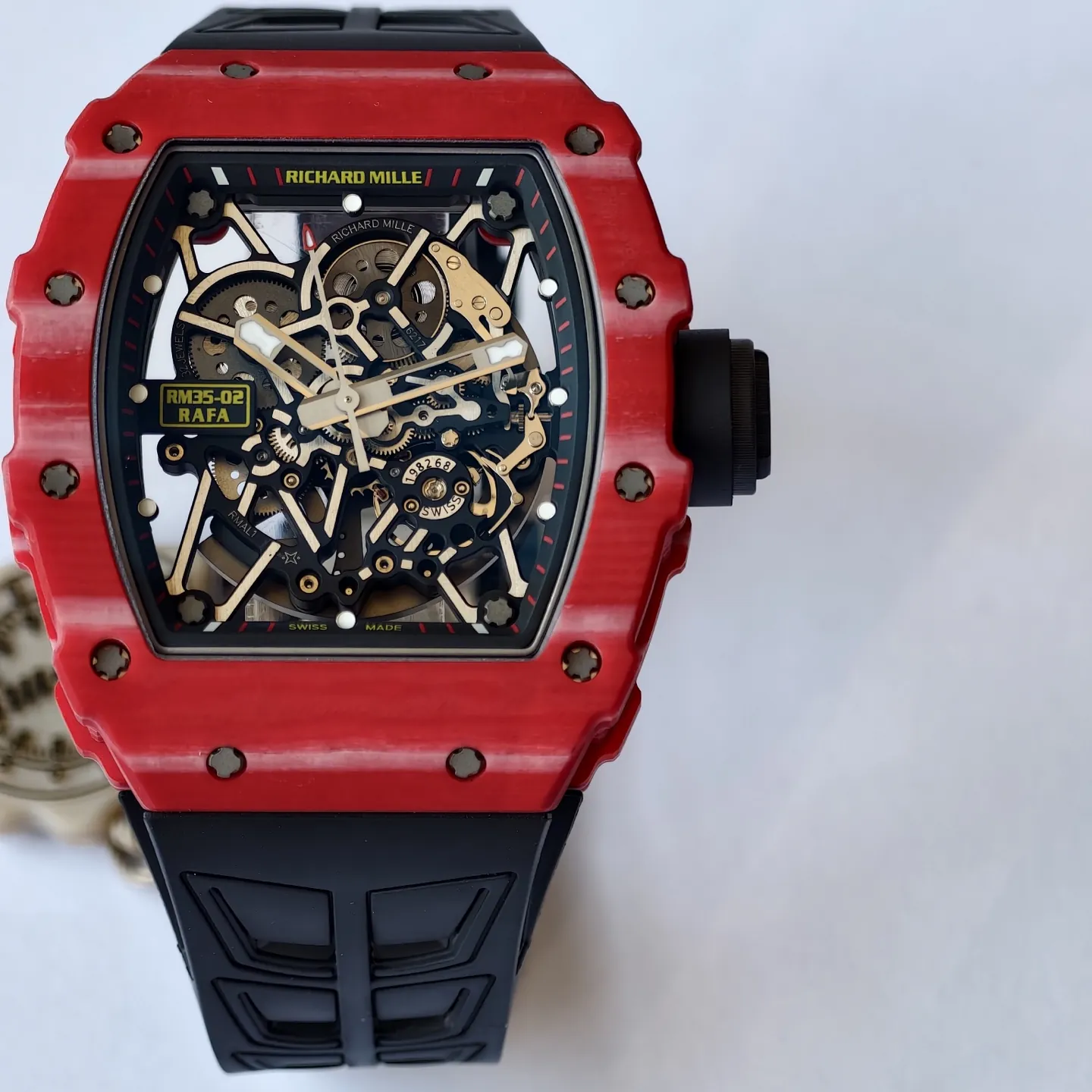 UMI Richard Mille RM 35-02 Rafael Nadal Red Quartz TPT Super Clone
