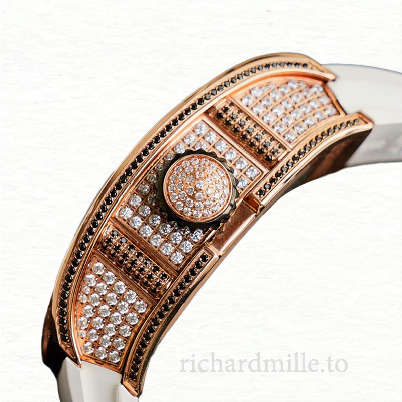 Richard Mille RM023 Men Automatic Roman Numeral Watch Transparent Dial