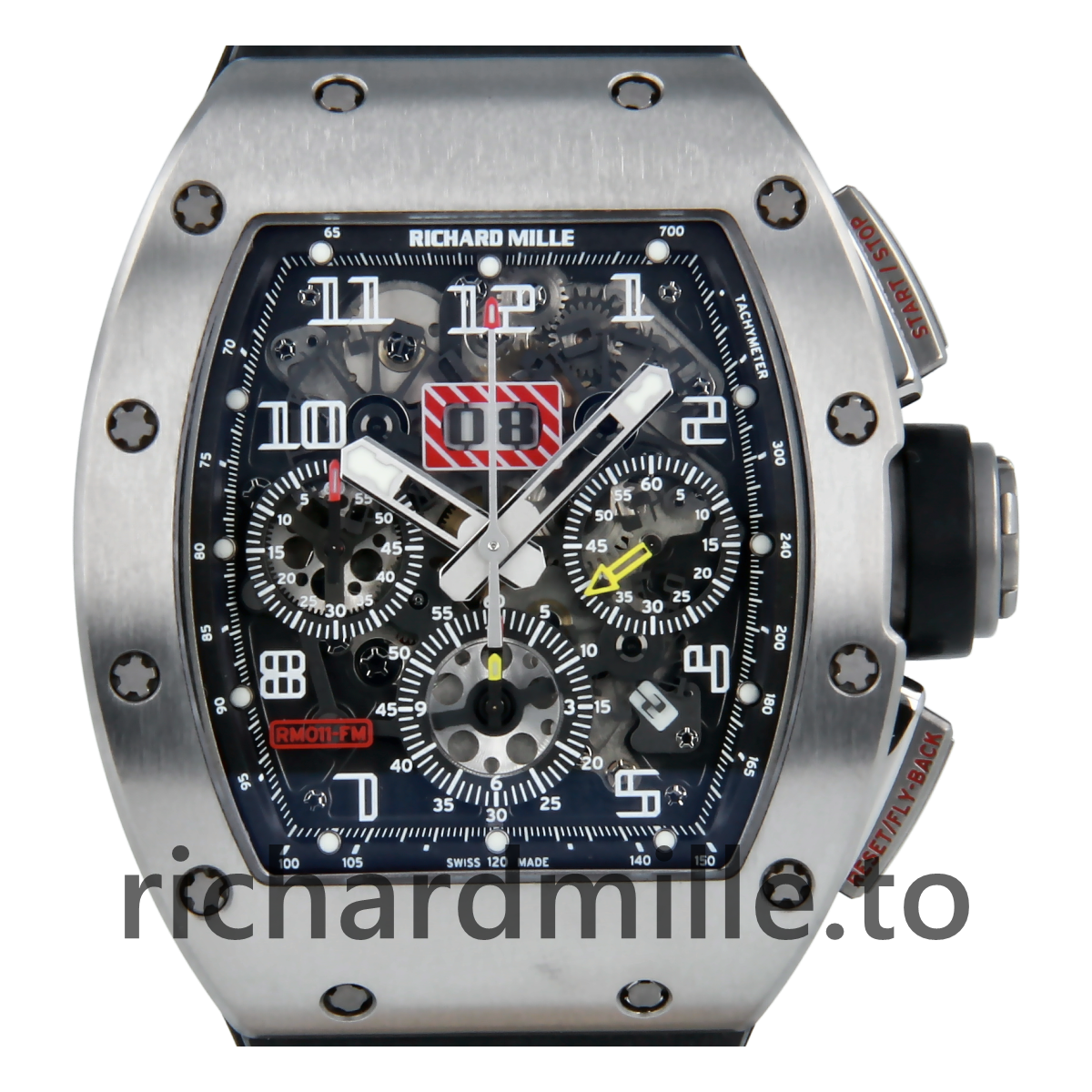 Richard Mille RM 011 FM Rubber Skeletonized Dial Watch