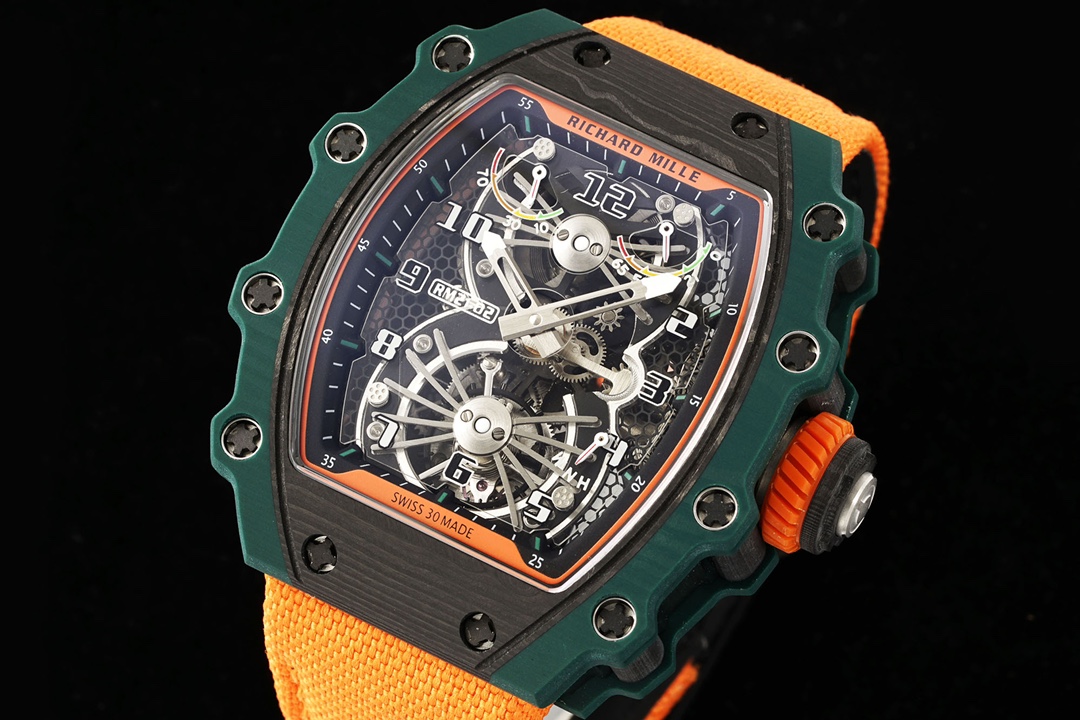 RM 21-02 Tourbillon Aerodyne Replica Swiss Watch - Best Fake Swiss Tourbillon Super Clone