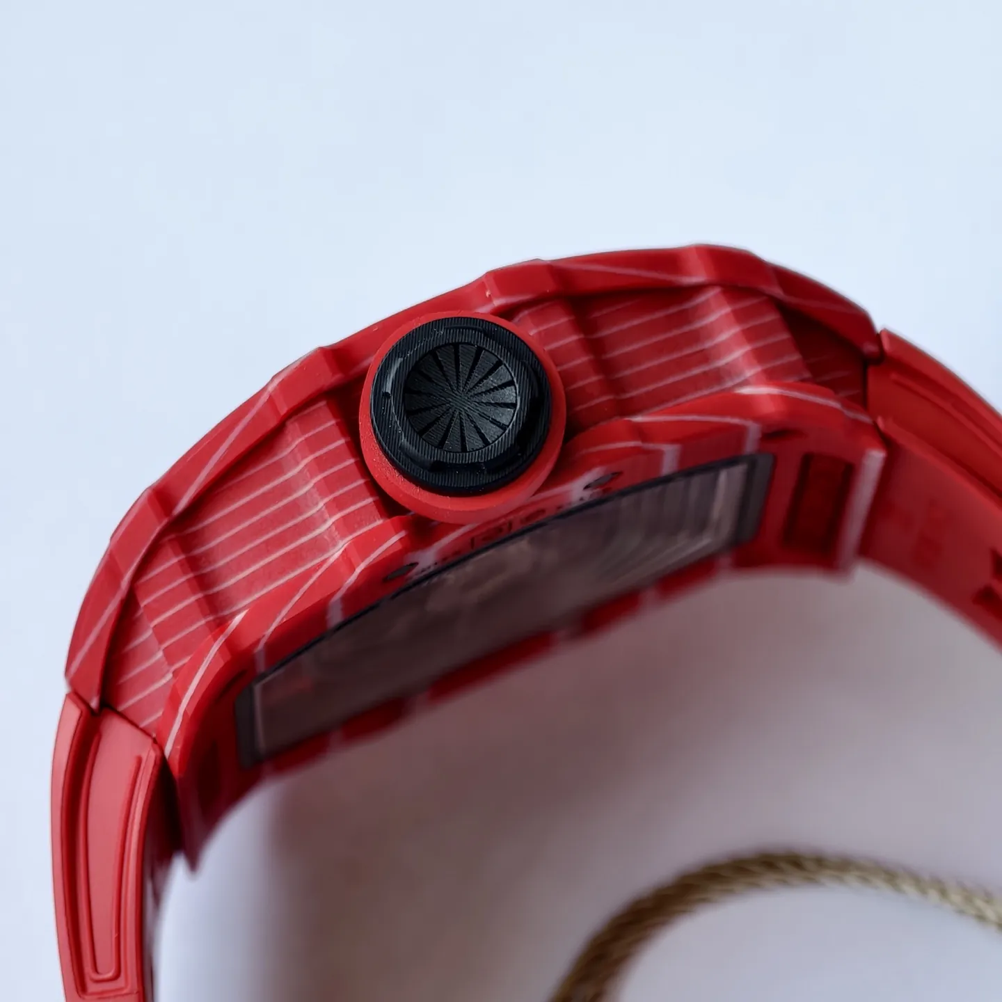 UMI RM 35-02 Rafael Nadal Red Quartz TPT Case Red Rubber Strap Replica Watch