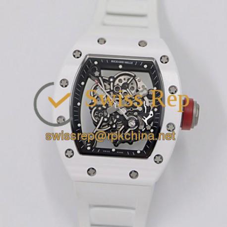 RM55 KVF V3 White Ceramic &amp; Titanium Black Dial M8215