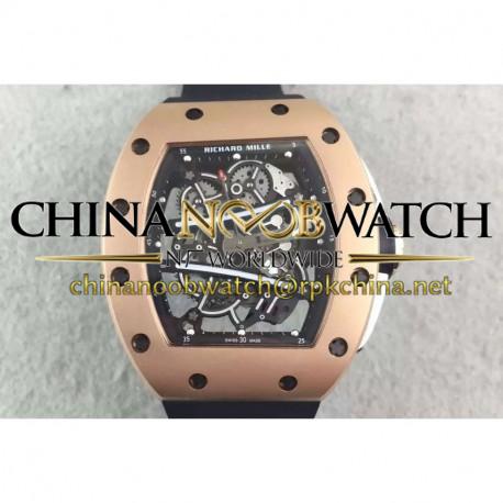 RM61 Rose Gold Skeleton Dial M9015