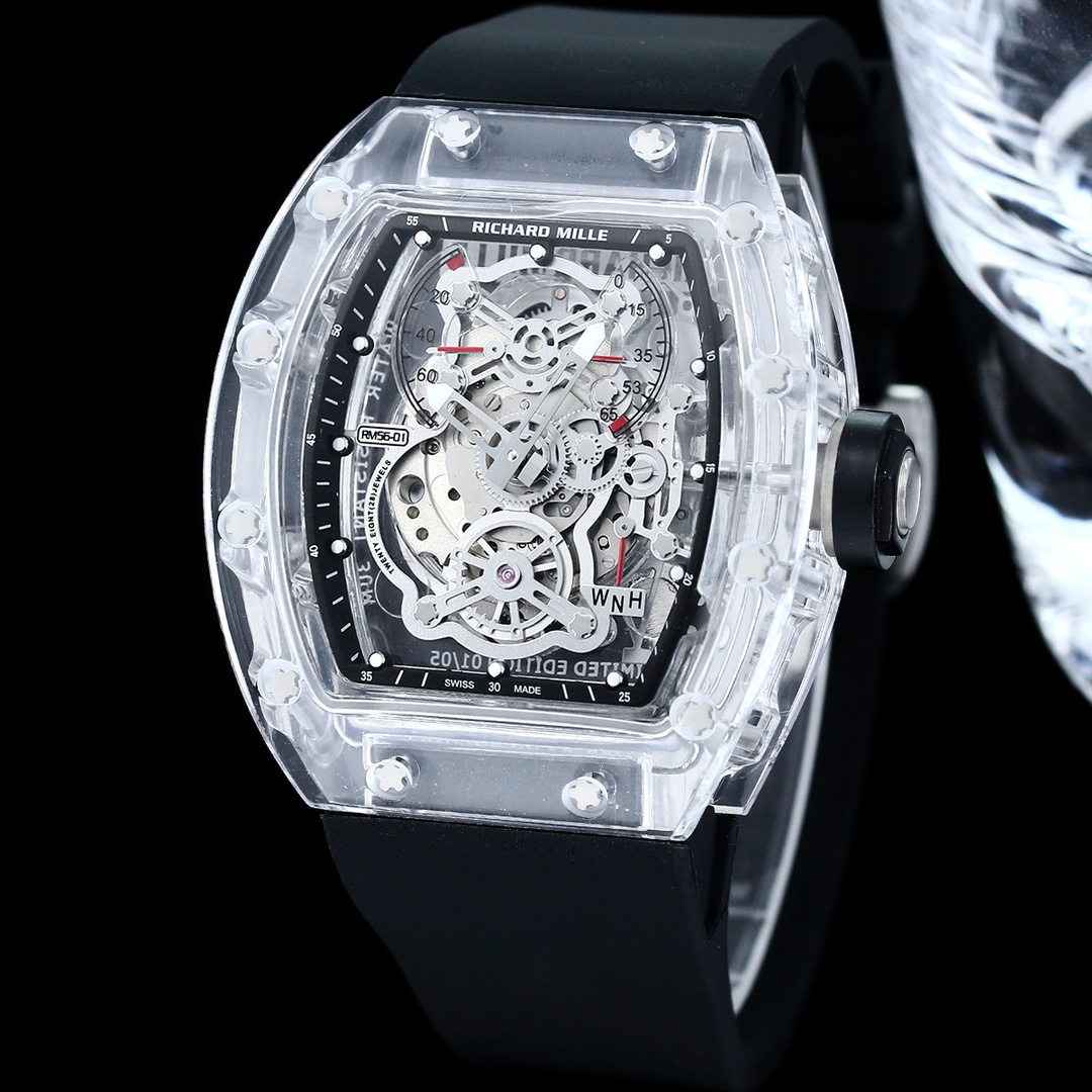 Best Swiss Replica RM56-01 Watch - Transparent Case