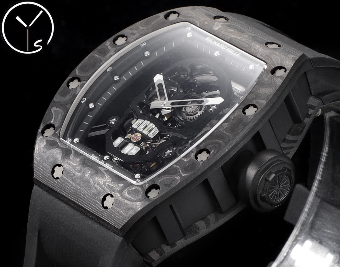 Richard Mille RM52-01 Replica Skull Tourbillon Carbon Fiber Camouflage