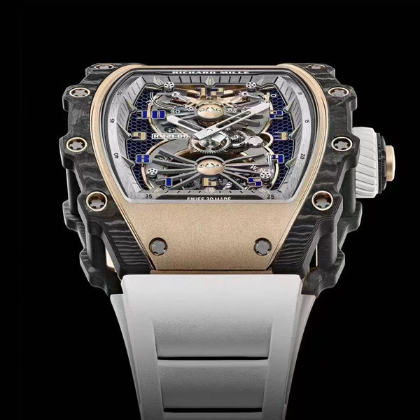 New RM 21-01 Tourbillon Aerodyne Rubber Band Mechanical Men Watch