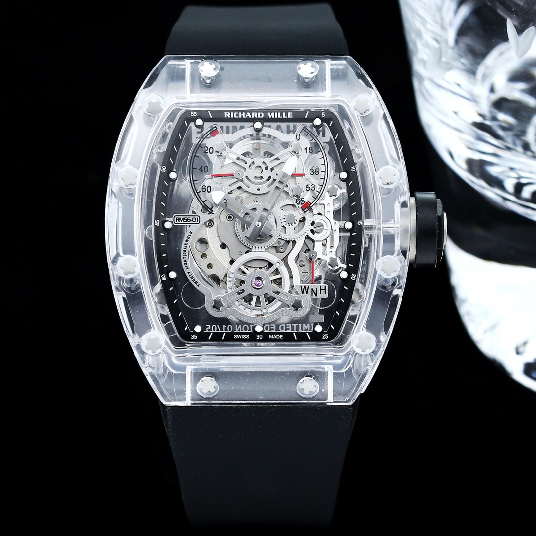 Best Swiss Replica RM56-01 Watch - Transparent Case