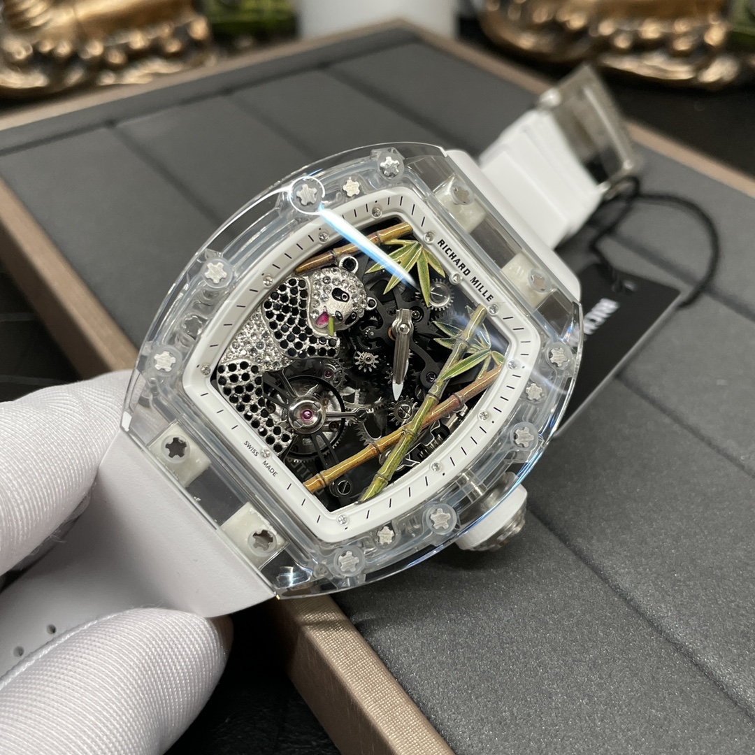 Richard Mille RM 26-01 Replica Panda Dial Watch – Swiss Tourbillon Movement, Sapphire Crystal Case, Luxury Design