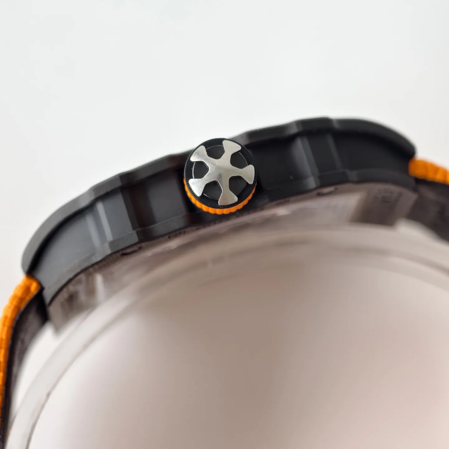 UMI Richard Mille RM 67-02 McLaren Lando Norris Black Carbon TPT Orange Fabric Strap Replica Watch